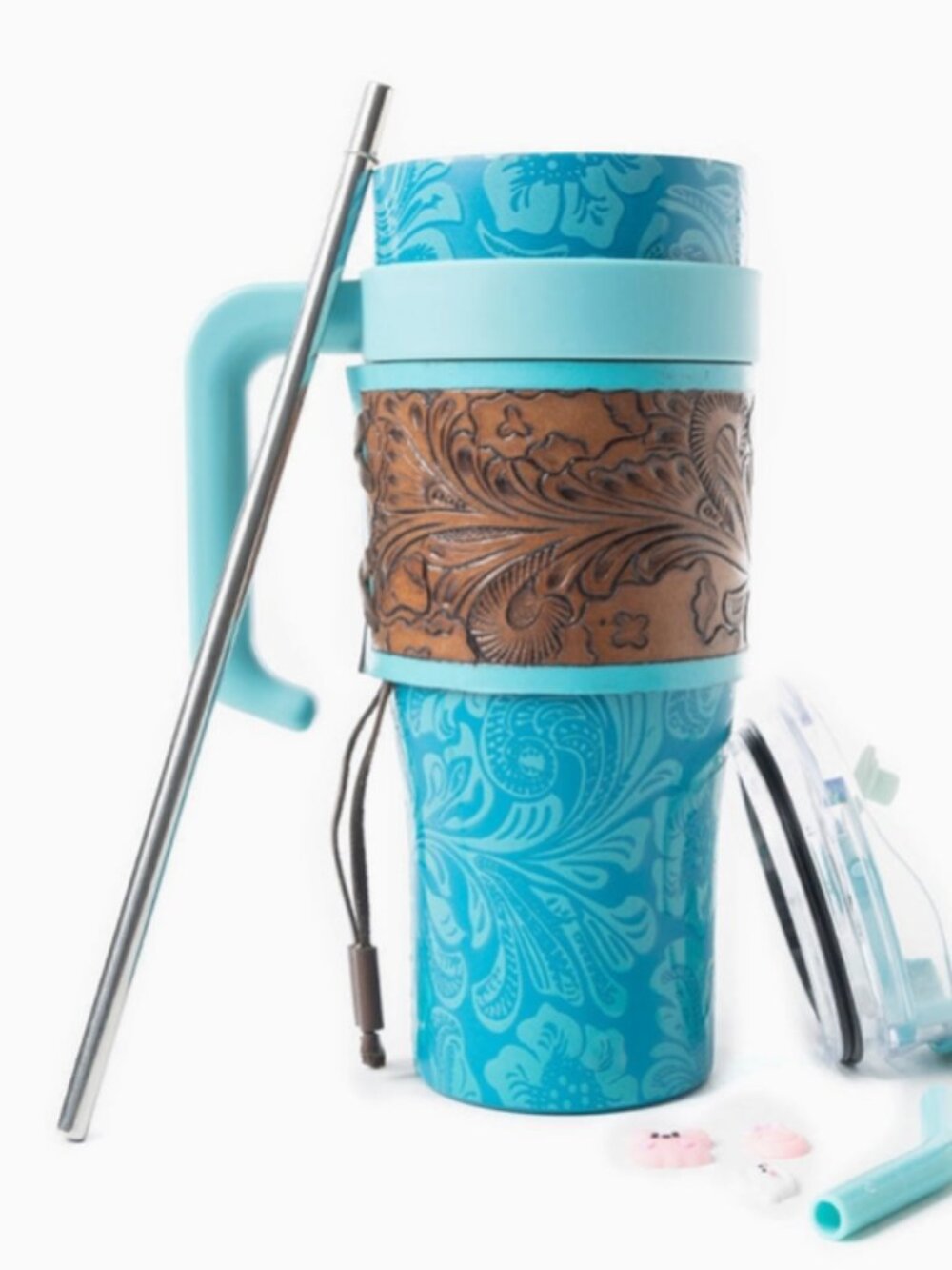 Wide Wyoming Tumbler in Blue